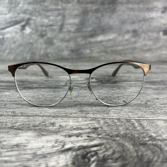 Ray-Ban RB 6365 2531 Eyeglasses 51 17 145mm Polished Taupe Metal FRAMES ONLY - Picture 1 of 15